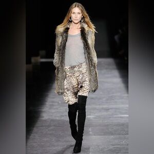 ISABEL MARANT Étoile Breanna Black Suede Over The Knee Flat Slim Stretch Boot